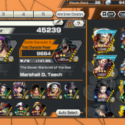 ✅HBR181✅ 4 EX 3 MAX (Zephyr MAX + Oden MAX + Akainu MAX + Black Beard LV80) + 33000 Hammer + Good Medals + 140% Support 0